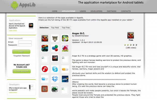 Image: http://i.imgur.com/RkVnnWZ.jpg AppsLib Homepage