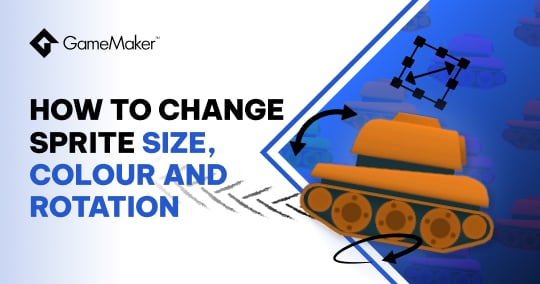 How To Change Sprite Size, Colour And Rotation in GameMaker