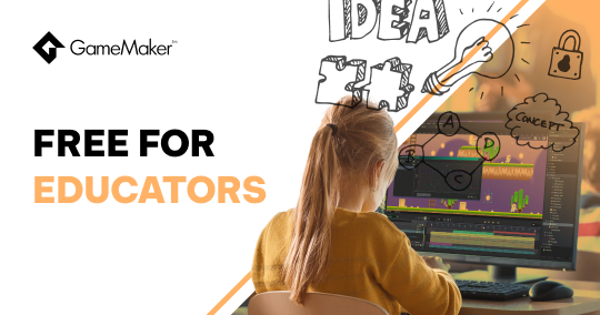 Teach Game Design Courses For Free With GameMaker