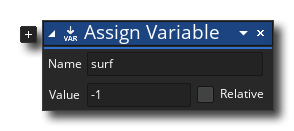 Image: https://tech-blog-assets.yoyogames.com/Simple_Lighting/Lighting_DnD_1.png Set Variable "surf" to -1